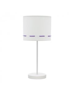 Sobre Mesa Trazos 1xe14 Lila 42x17x17 Cm