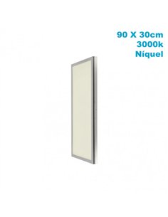 Panel Superf. 72w 3000k Niquel Satinad 30x90x2