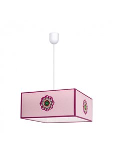 Colgante Petalo 1xe27 Rosa Regx35x35
