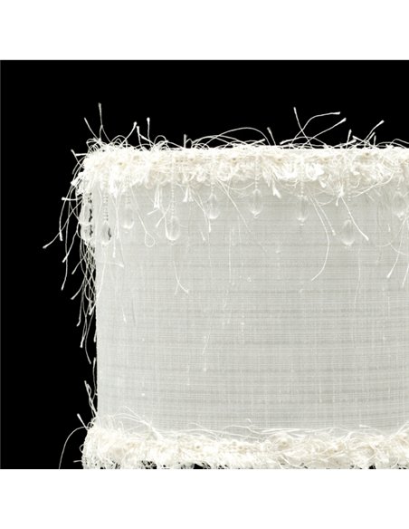 Colgante Hilos 1xe27 Blanca Regx40x40 Cm