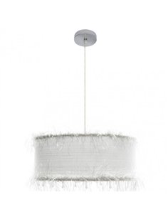 Colgante Hilos 1xe27 Blanca Regx50x50 Cm