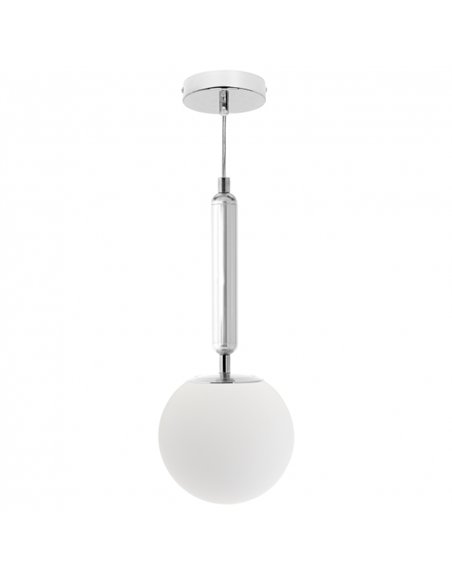 Colgante Aimee 1xe27 Cromo Regx15x15 Cm