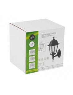 Aplique Exterior Albahaca 1xe27 Blanco Ip44 Policarbonato 35x15x19 2