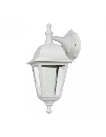 Aplique Exterior Albahaca 1xe27 Blanco Ip44 Policarbonato 35x15x19,7 Cm