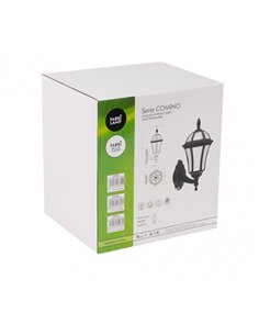 Aplique Exterior Comino 1xe27 Blanco Ip44 Policarbonato 41 2