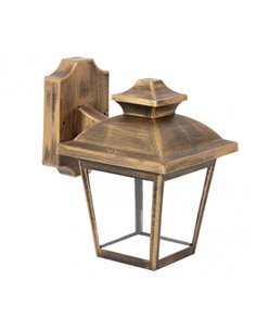 Aplique Exterior Maca 1xe27 Oro Viejo Ip44 Policarbonato 24