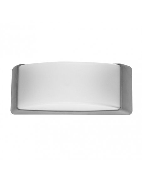 Aplique Exterior Azuki 1xe27 Gris Ip65 Policarbonato   12