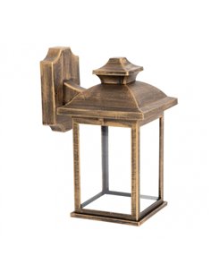 Aplique Exterior Alcandia 1xe27 Oro Viejo Ip44policarbonato 31x17x22