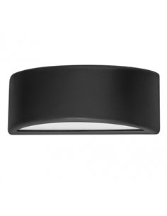 Aplique Exterior Kefir 1xe27 Negro Ip65 Policarbonato  13