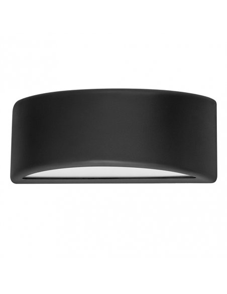 Aplique Exterior Kefir 1xe27 Negro Ip65 Policarbonato  13