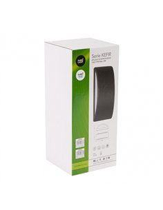 Aplique Exterior Kefir 1xe27 Negro Ip65 Policarbonato  13 2