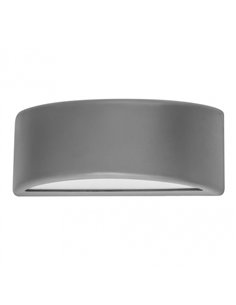 Aplique Exterior Kefir 1xe27 Gris Ip65 Policarbonato  13