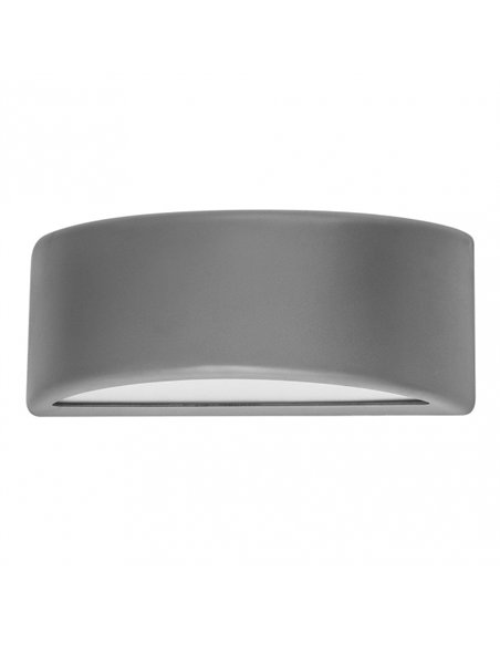 Aplique Exterior Kefir 1xe27 Gris Ip65 Policarbonato  13
