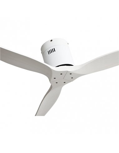 Ventilador Dc Aguilon Blanco 3 Aspas Blancas 6 Velocidades Sin Luz Remoto Y Temporiz.132d