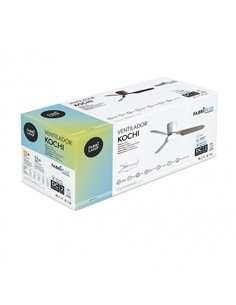 Ventilad 18w Dc Kochi Blanco 3 Aspas Blancas 6 Veloc. 3000k 2