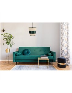 Colgante 3 Pantallas Lucio1xe27 Verde Reg X 37d 2