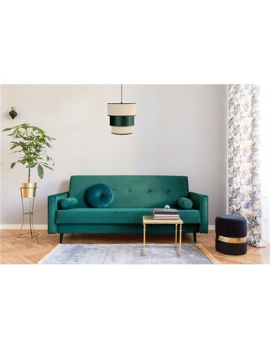 Colgante 3 Pantallas Lucio1xe27 Verde Reg X 37d