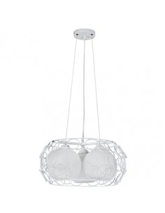 Colgante Peregrino 3xe27 Blanco Regx45d