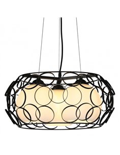 Colgante Peregrino 3xe27 Negro Regx45d 2