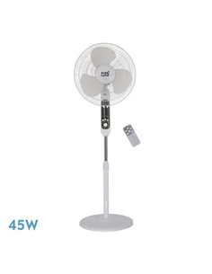 Ventilador De Pie Calma Bl.3 Vel.45w.3 Aspas  43 D C/ Remoto.temporizador 0
