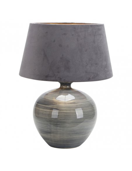 Sobremesa Betta 1xe27 Gris Brillo 58x45x45 Cm