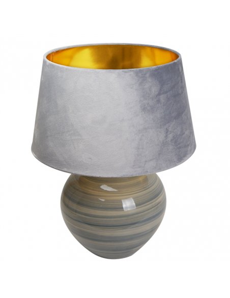 Sobremesa Betta 1xe27 Gris Brillo 58x45x45 Cm