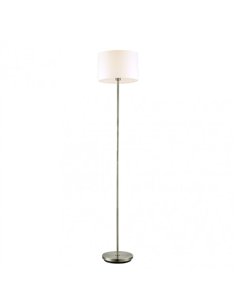 Pie De Salon Aldebaran 1xe27 Cuero C/pant Beig  170x35x35 Cm