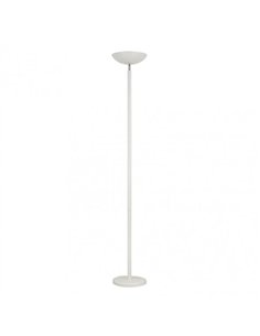 Pie De Salon Luyten 2xe27 Blanco Mate  180x27x27 Cm