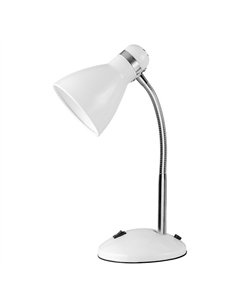 Flexo Lazulita 1xe27 Blanco/cromo 38x23x14