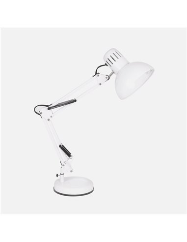 Flexo Articulable Rutilo 1xe27 Blanco  57x39x15 Cm