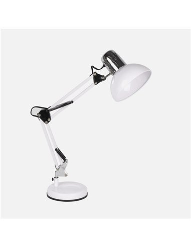 Flexo Articulable Rutilo 1xe27 Blanco/cromo 57x39x15 Cm