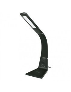 Flexo Flexible Kodonita 5w 400lm 3500-6000k Negro/ Cromo Carg.mov.inalamb.qi.c/reg.intens