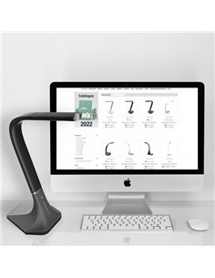 Flexo Andalucita 7w 560lm  3500-6500k Negro 41x16x30 Cm 5 Colores X 3 Intensid. 2