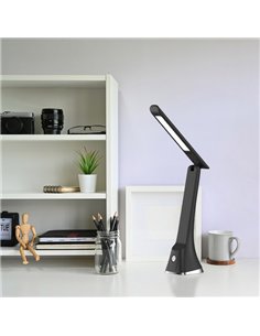 Flexo Anhidrita 5w 400lm Negro 4000k 28x8x25cm Plegable 2