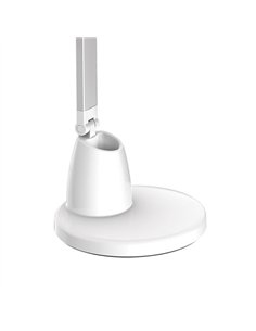 Flexo Calcita 8w 640lm 4000k Blanco/plata 55x16x16  Cm Tactil Y Regulable Intensidad 2