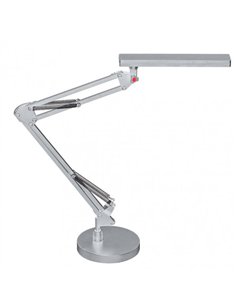 Flexo Articulado Hematites 7w 560lm Cromo 3000-4000-6000k  53x15x55 Cm Reg.Intensidad