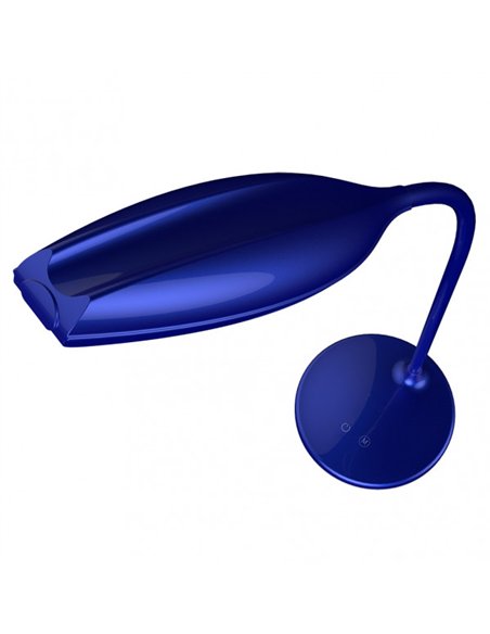 Flexo Turmalita 7w 560lm Azul 3000-4000-6000k 45x16x35cm Tactil y Reg.Intensidad