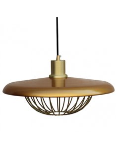 Colgante Rejilla Oro 1xe27  Regx35x35 Cm 2