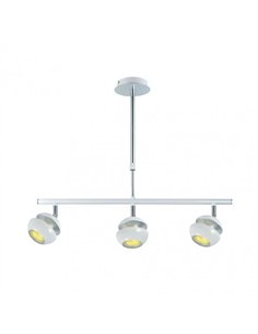 Colgante Beethoven Blanco/plata 3xgu10 2