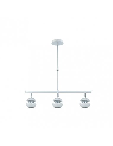 Colgante Beethoven Blanco/plata 3xgu10