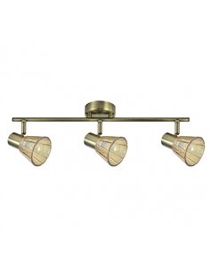 Regleta Cooper 3xe14 Cuero 16x48