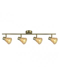 Regleta Cooper 4xe14 Cuero 16x69 2