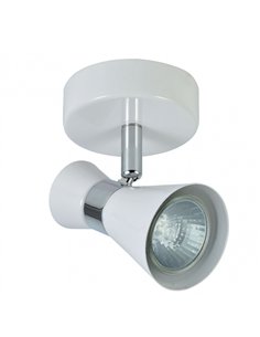 Foco Maximo 1xgu10 Blanco/cromo 15x12x8