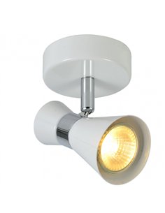 Foco Maximo 1xgu10 Blanco/cromo 15x12x8 2