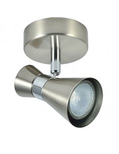 Foco Maximo 1xgu10 Niquel/cromo 15x12x8