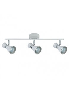 Regleta Maximo 3xgu10 Blanco/cromo 15x48