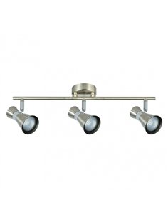 Regleta Maximo 3xgu10 Niquel/cromo 15x48