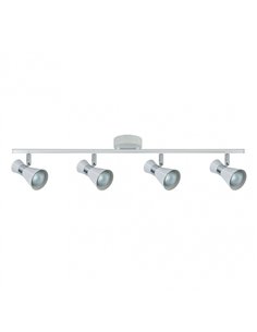 Regleta Maximo 4xgu10 Blanco/cromo 15x69