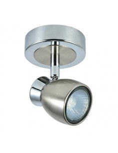 Foco Chacho 1xgu10 Niquel 14x12x8