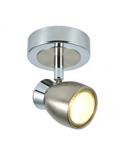 Foco Chacho 1xgu10 Niquel 14x12x8 2